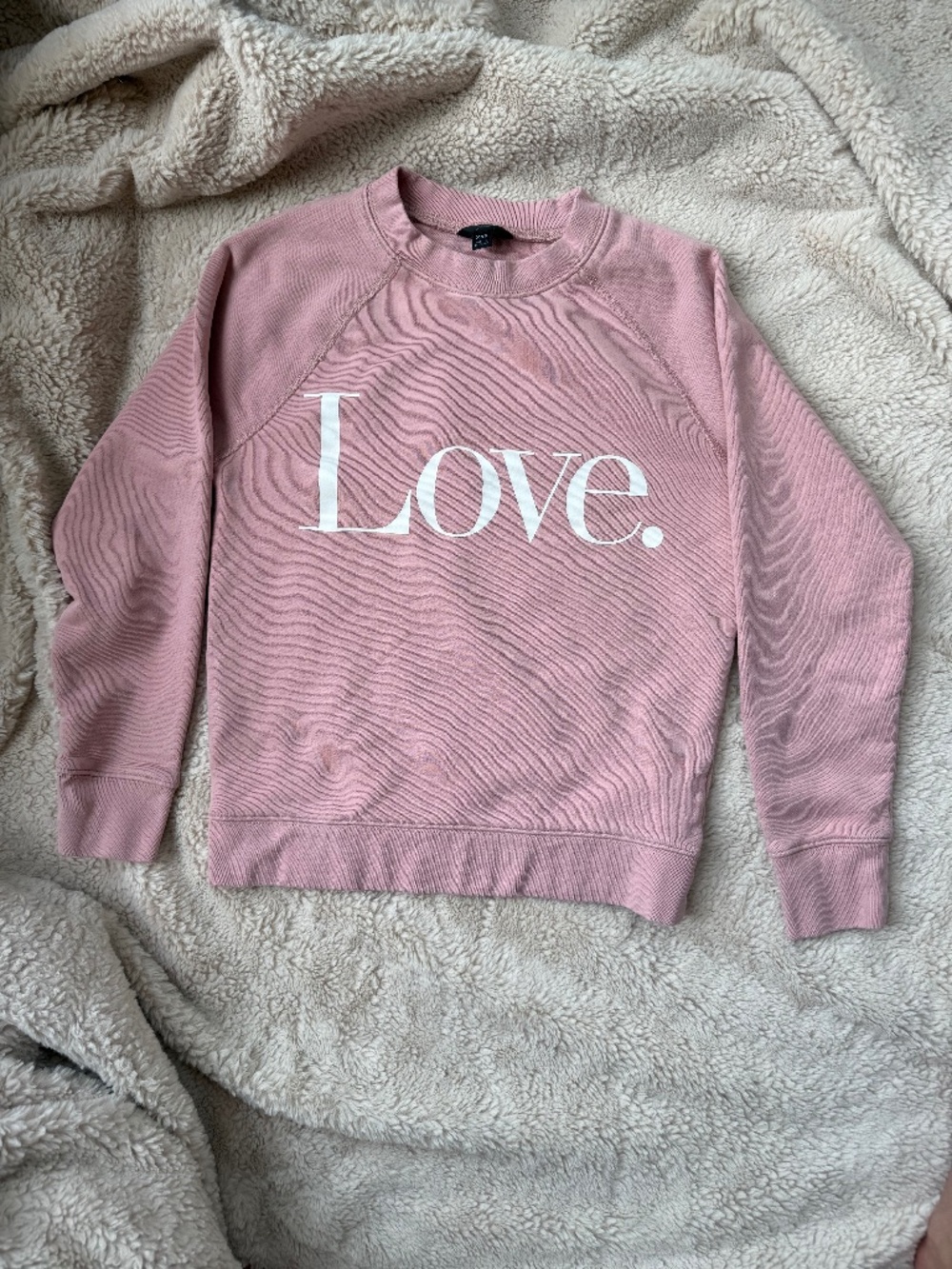 J. Crew Women's "LOVE" sweatshirt XXS